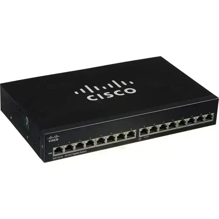 Cisco Switch Cisco 16-Port 10/100/1000 Gigabit Unmanaged Network Switch