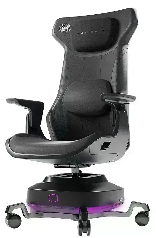 Gaming chair with online cooler