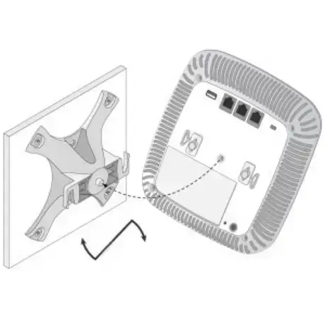Aruba AP-220-MNT-W1W Flat Surface Wall/Ceiling White AP Aruba AP-220-MNT-W1W Flat Surface Wall/Ceiling White AP