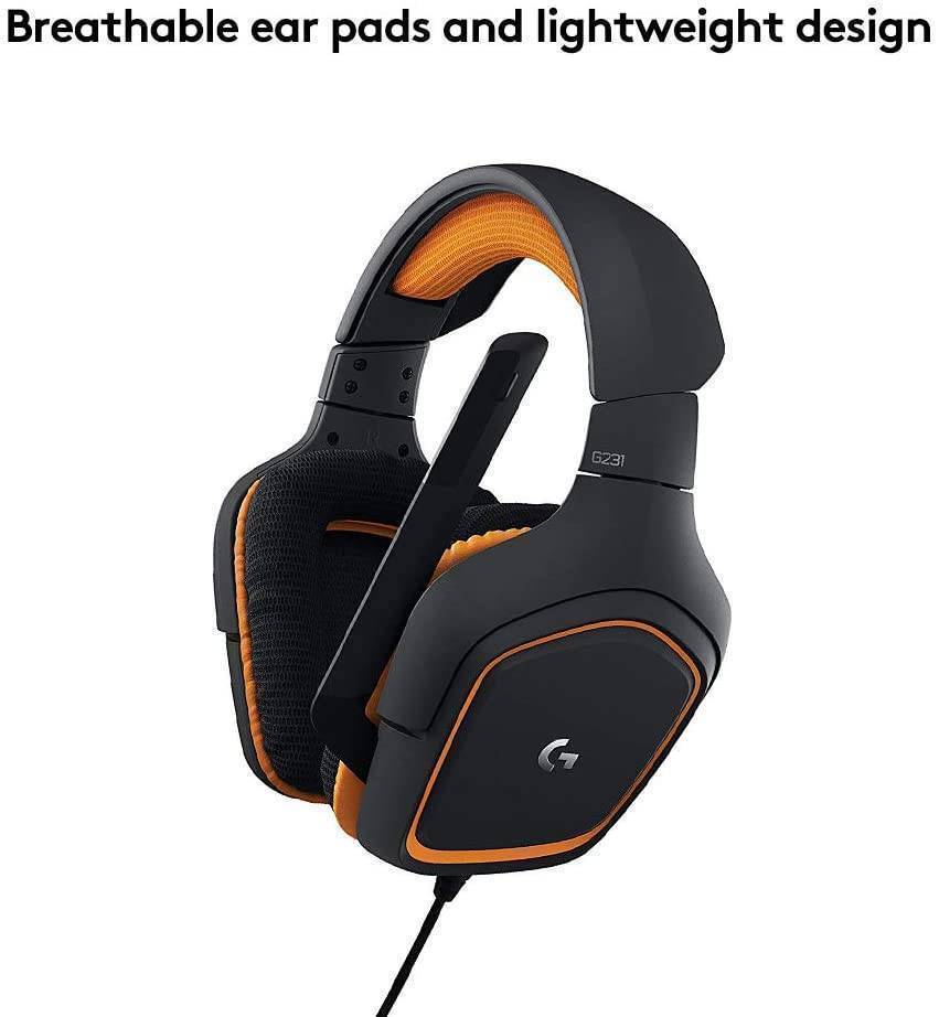 logitech gaming headset orange