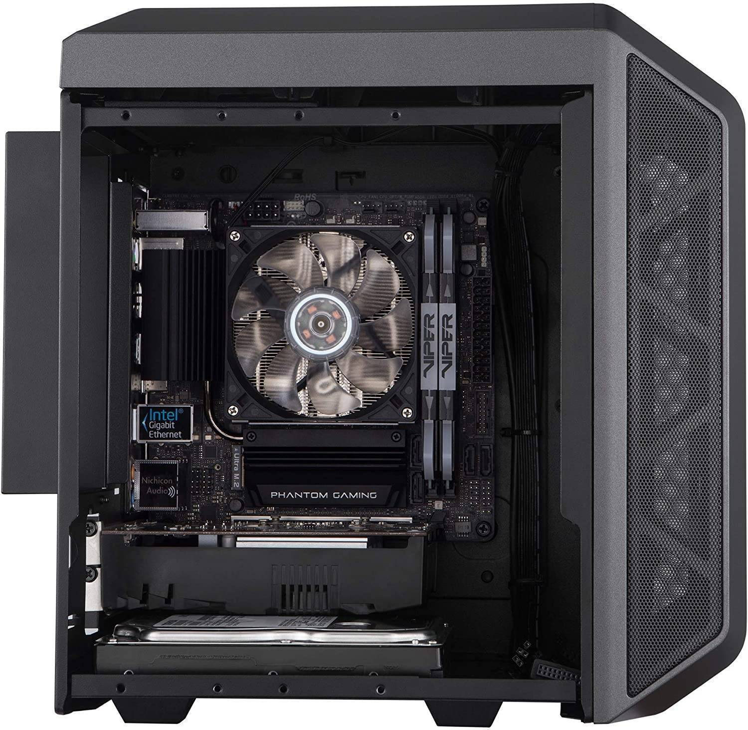 Cooler Master MasterCase H100 Mini-ITX PC Case with 200mm RGB Fan